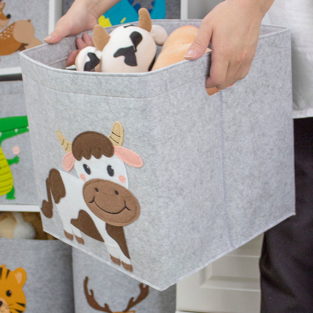 Boites de rangement - Cube en tissu pour chambre enfants
