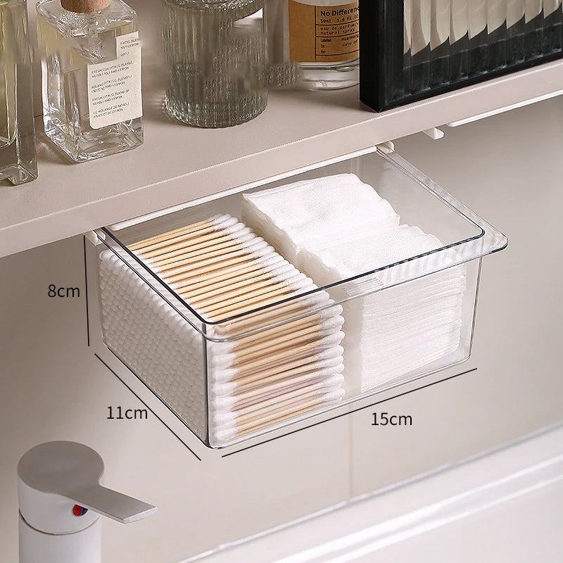 Boite de rangement - Cotons tiges, maquillage