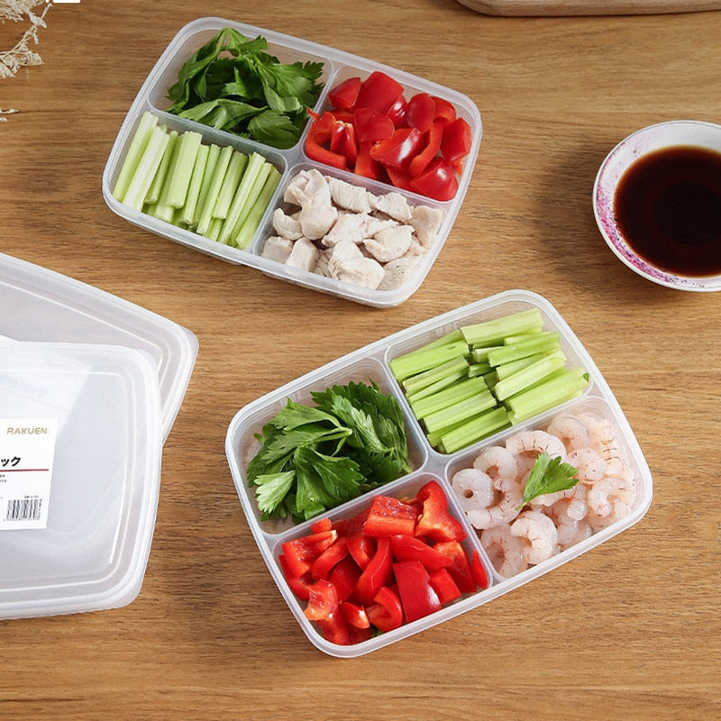 Boite De Rangement Alimentaire à 4 compartiments