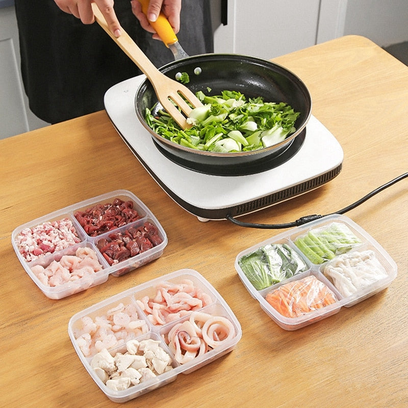 Boite De Rangement Alimentaire à 4 compartiments