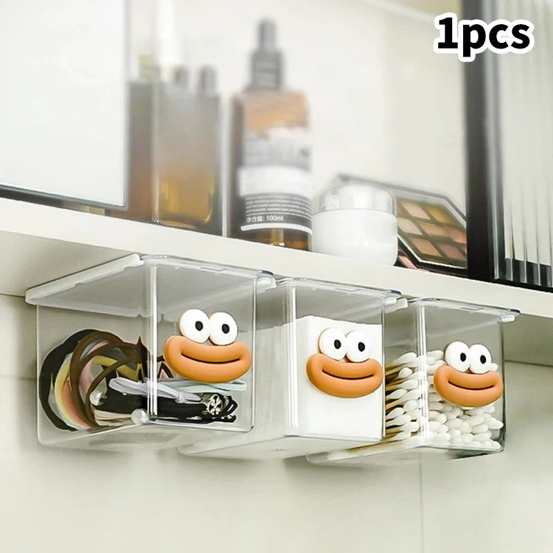 Boite de rangement - Cotons tiges, maquillage