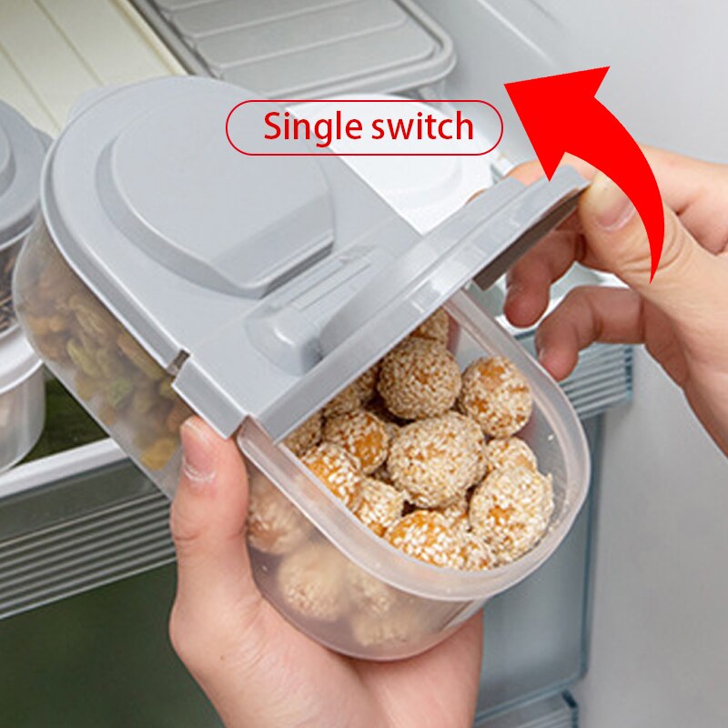 Boites de rangement frigo - 2 compartiments avec couvercle