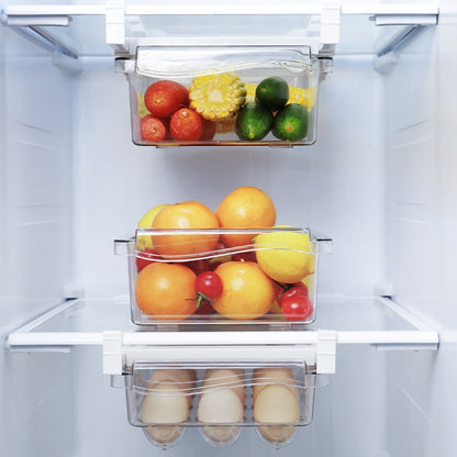 Boite de rangement frigo - suspendue et coulissante.