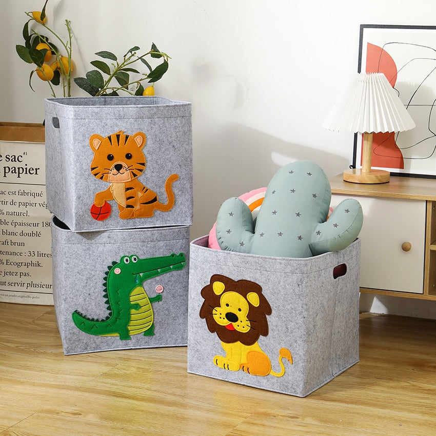 Boites de rangement - Cube en tissu pour chambre enfants